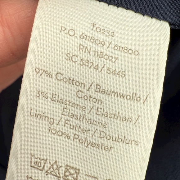 Boden Women's Richmond Pencil Skirt Green Blue Geometric Print Size 8‎ Preppy - Picture 12 of 12